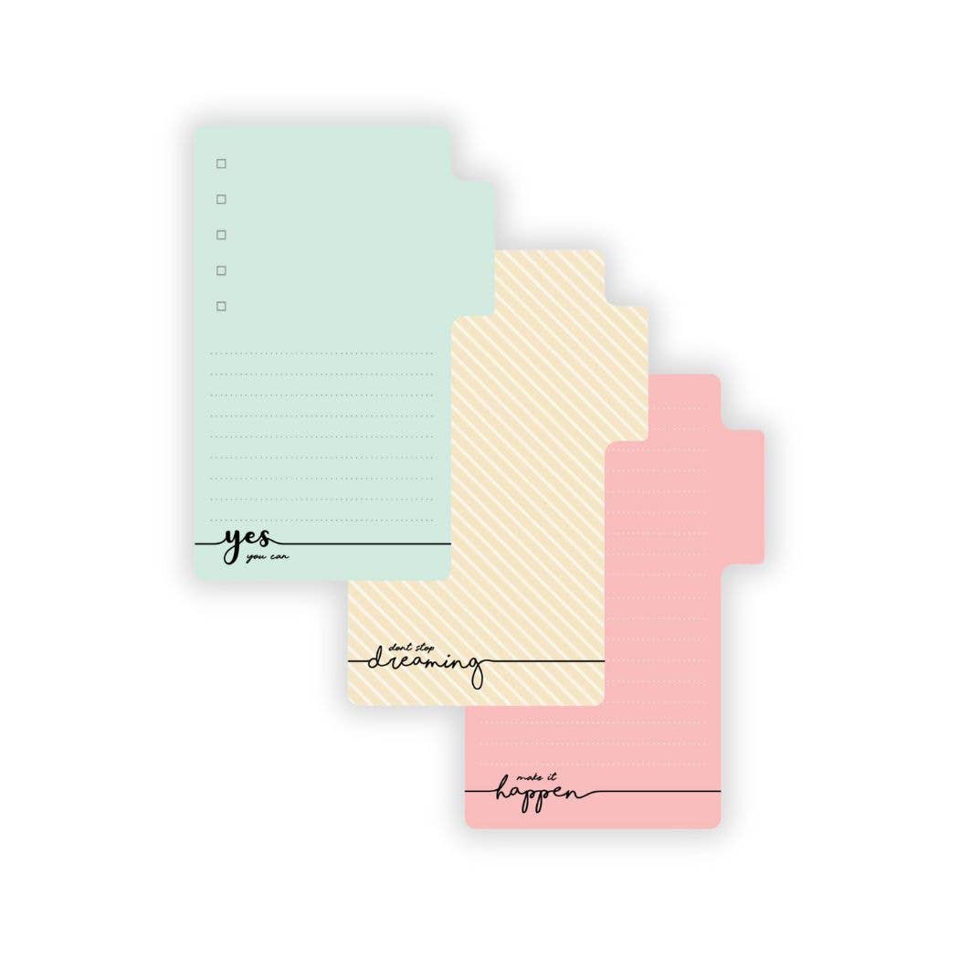 Post-it® Notes Design Series – Großhandel Haftnotizen – Positive Vibes Tab Haftnotizen - Set mit 3 Haftnotizen0