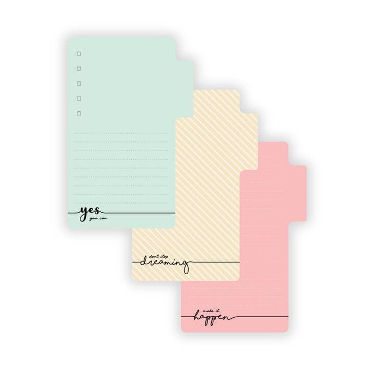 Post-it® Notes Design Series - Vendita all'ingrosso Post-it - Note adesive Positive Vibes Tab Post-it® - Set di 3 blocchetti adesivi0