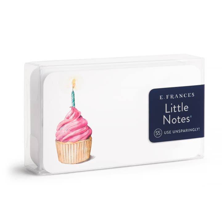 Pink Cupcake Little Notes® for wholesale by E. Frances Paper