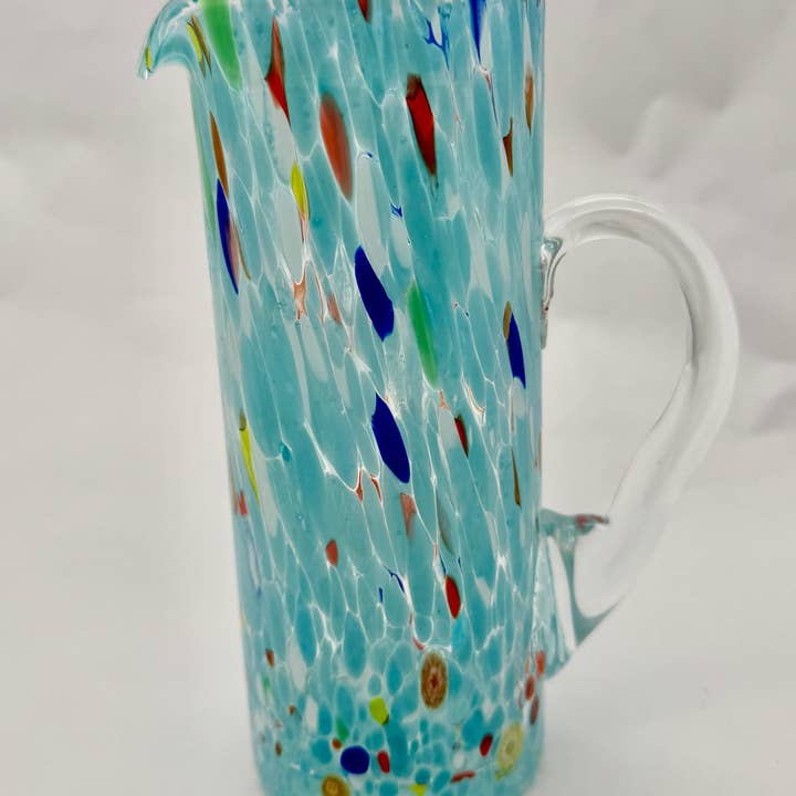 Pichet bleu clair en verre de Murano pour la vente par Alice Sturzinger LLC