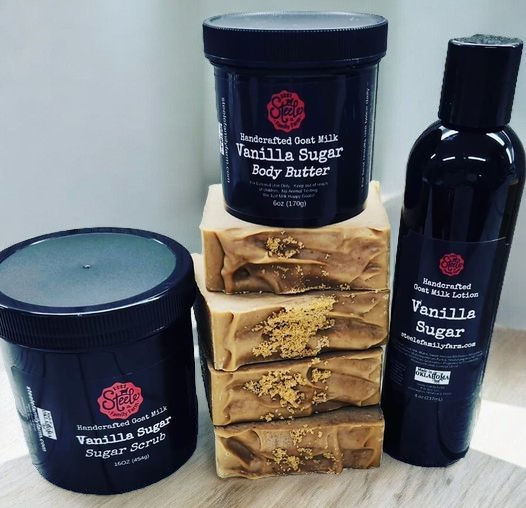 Steele Family Farm – wholesale Bar Soap – Vanilla Sugar- Goat Milk Soap3