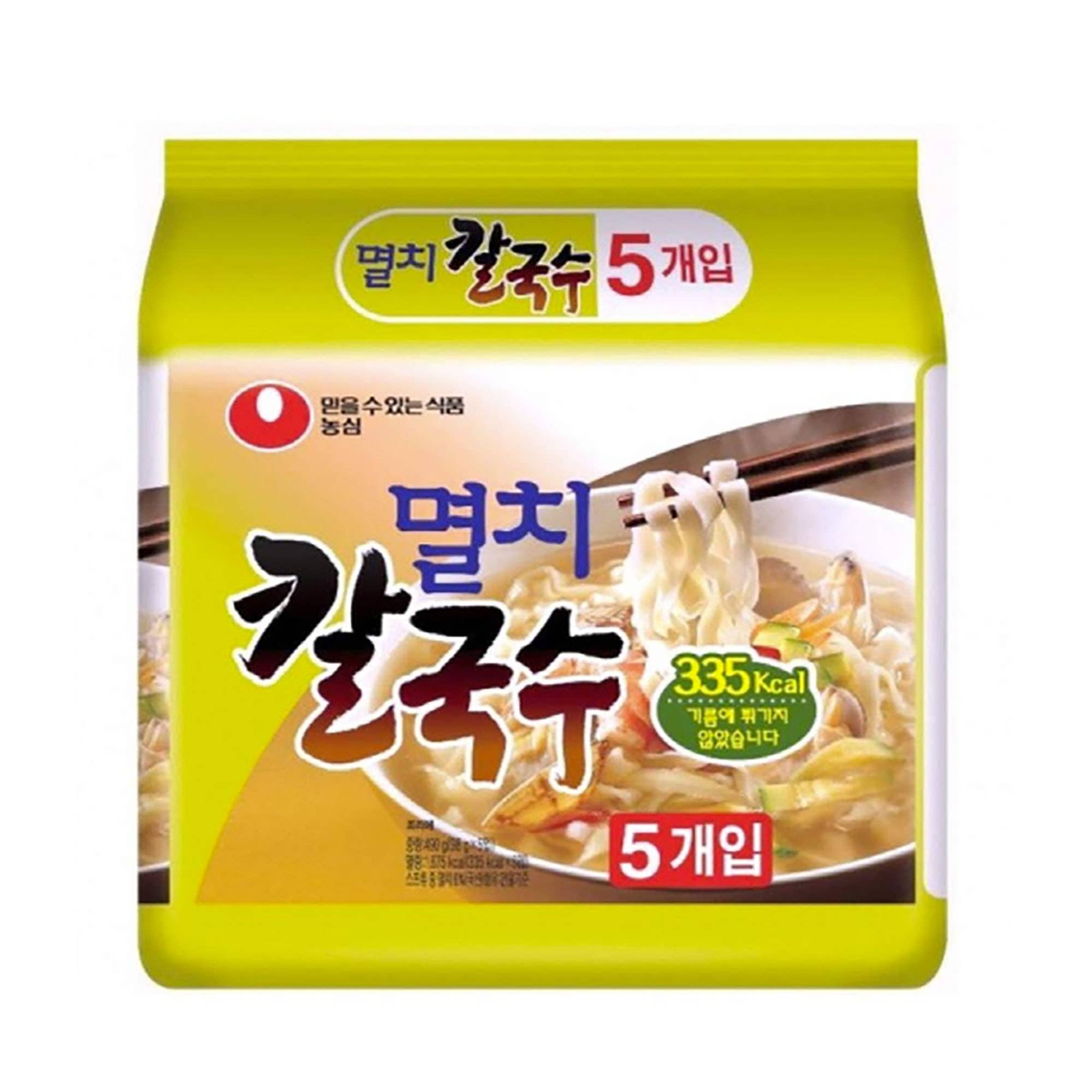 K Moitves Foods – wholesale Ramen – Nongshim Anchovy Kal Guk Soo-98g (5x8, 40Packs)