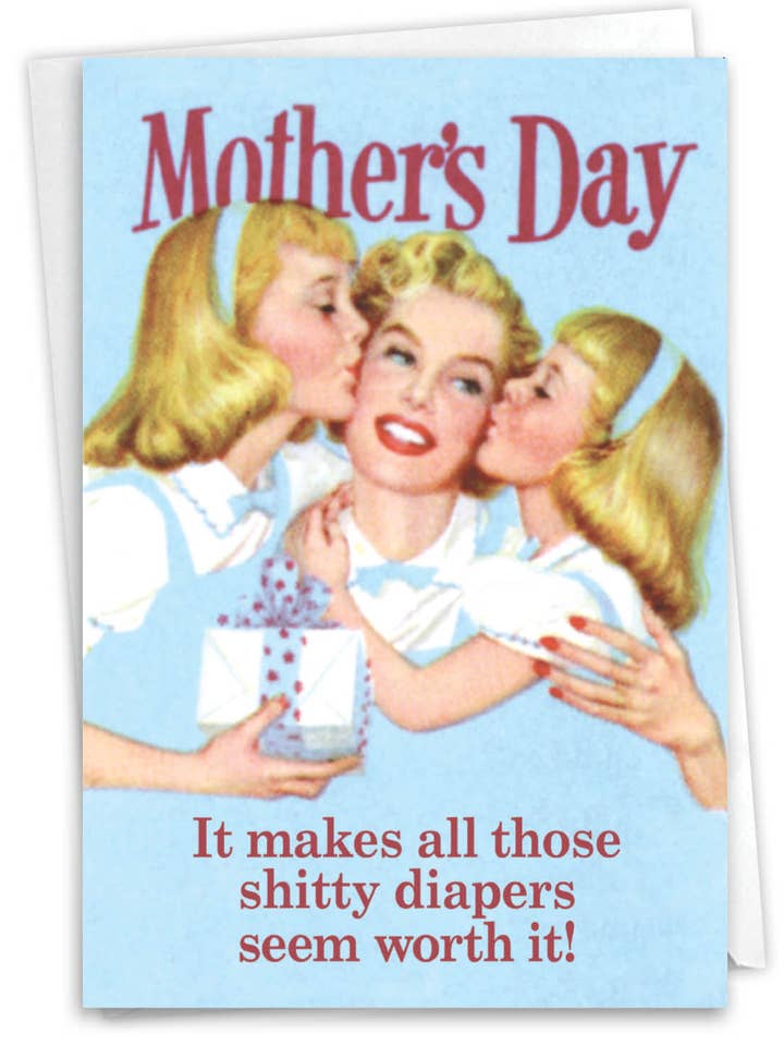 (1 kort) Mors dagskort - Skitty bleer værd det for engroshandel hos NobleWorks