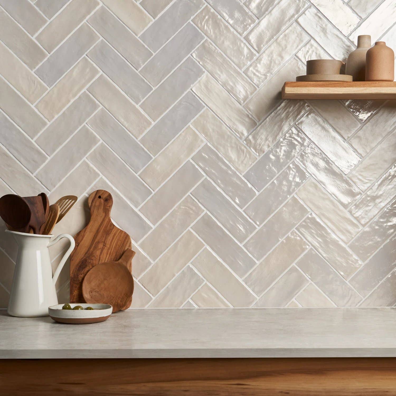 Soho Surfaces - Wholesale Wall Tile - Mallorca Zellige | 2.5"x8" Handmade-Look Subway Tile3