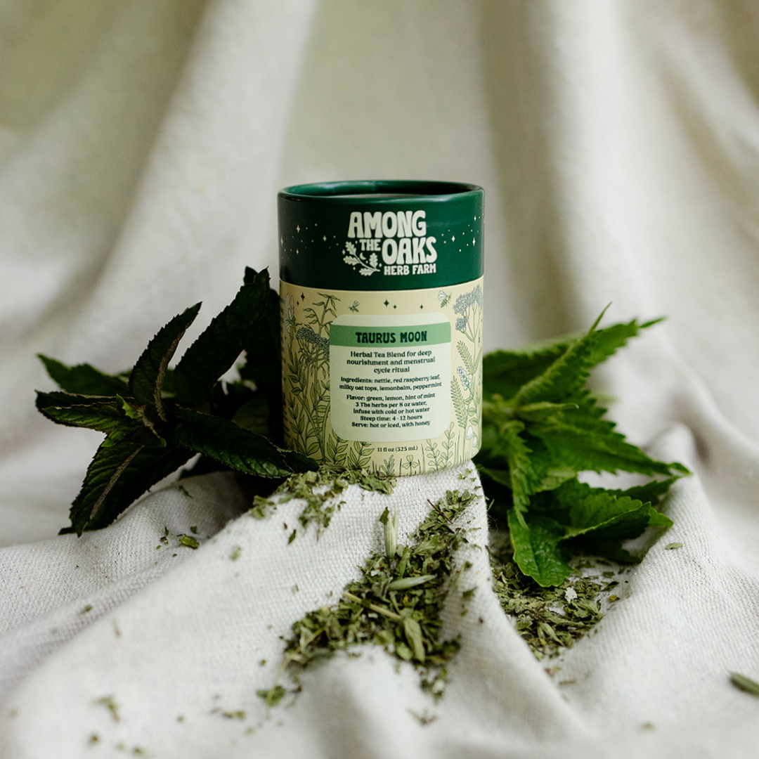 Among the Oaks Herb Farm - Wholesale Loose Tea - Taurus Moon - Farm Fresh Loose Leaf Herbal Tea1