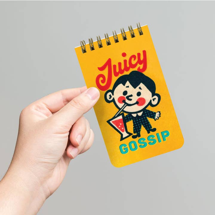 Bad Betty Greeting Co. - Wholesale Notepad - Juicy Gossip - Funny 3x5 Spiral Memo Notepad