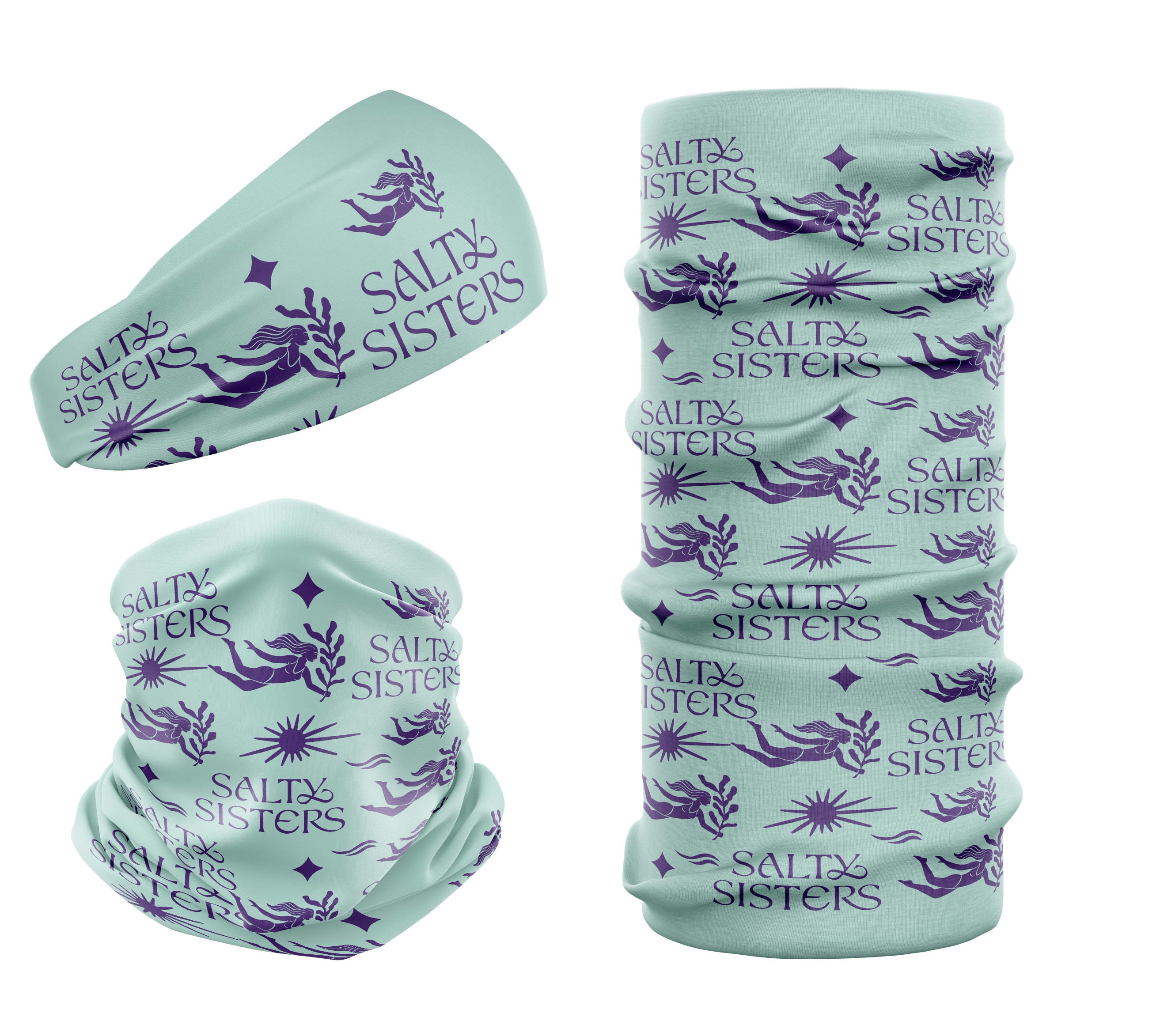 Salty Sisters - Wholesale Scarf - Women's - The Salty Neck Scarf / Bandana2