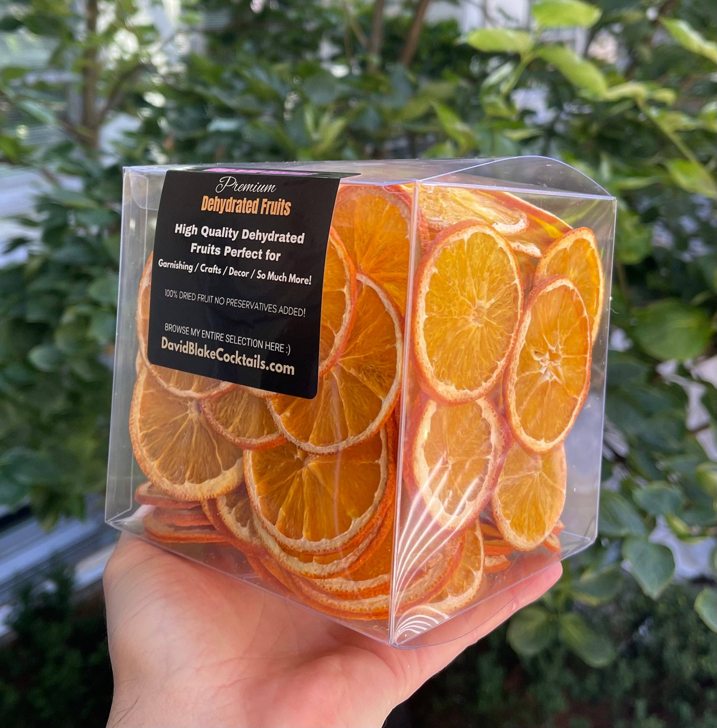 David Blake Cocktails - Wholesale Dried/Dehydrated Fruit - 120+ Piece Large Orange Box