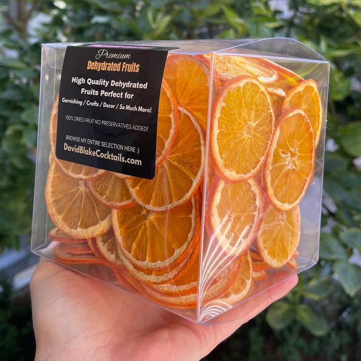 David Blake Cocktails - Wholesale Dried/Dehydrated Fruit - 120+ Piece Large Orange Box0