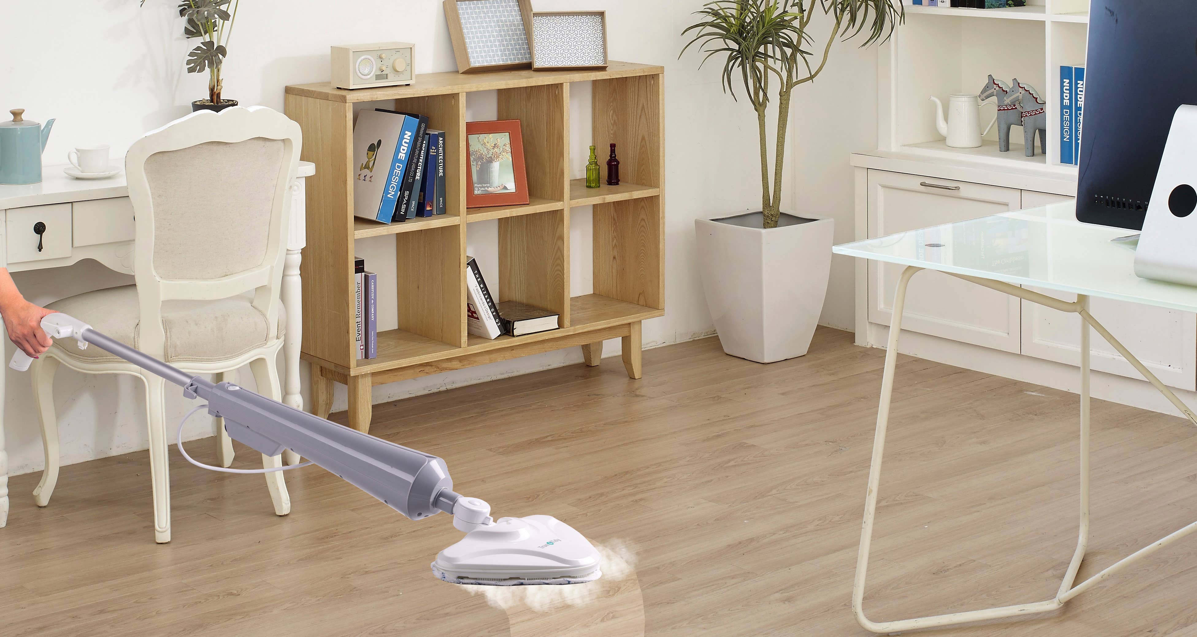 True & Tidy - Wholesale Mop - 1300 Watt Steam Mop Deluxe Set4