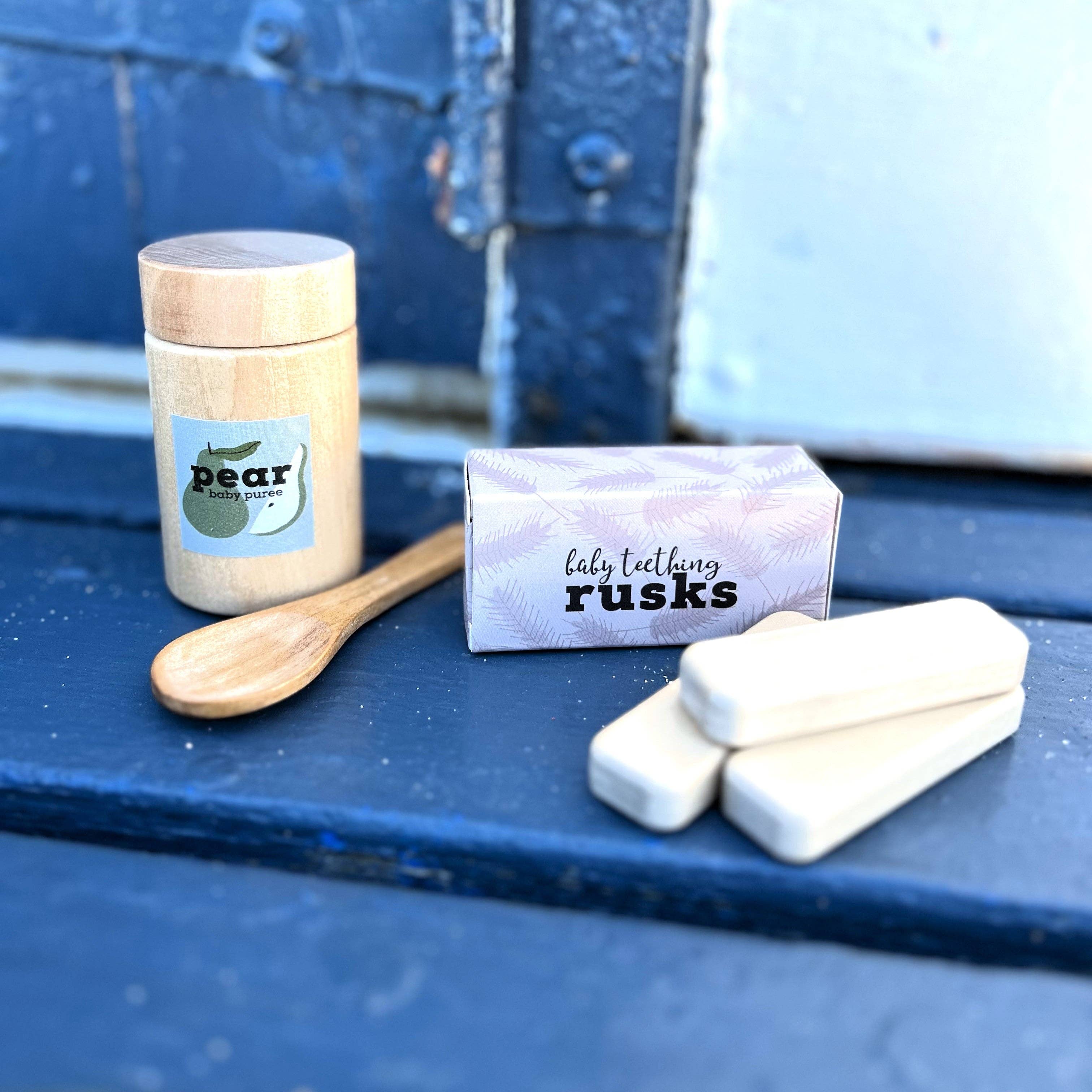 Make Me Iconic - Wholesale Wood Toy - Kids - WOODEN TOY -  LOOSE CHANGE DOLL FEEDING PEAR PUREE14