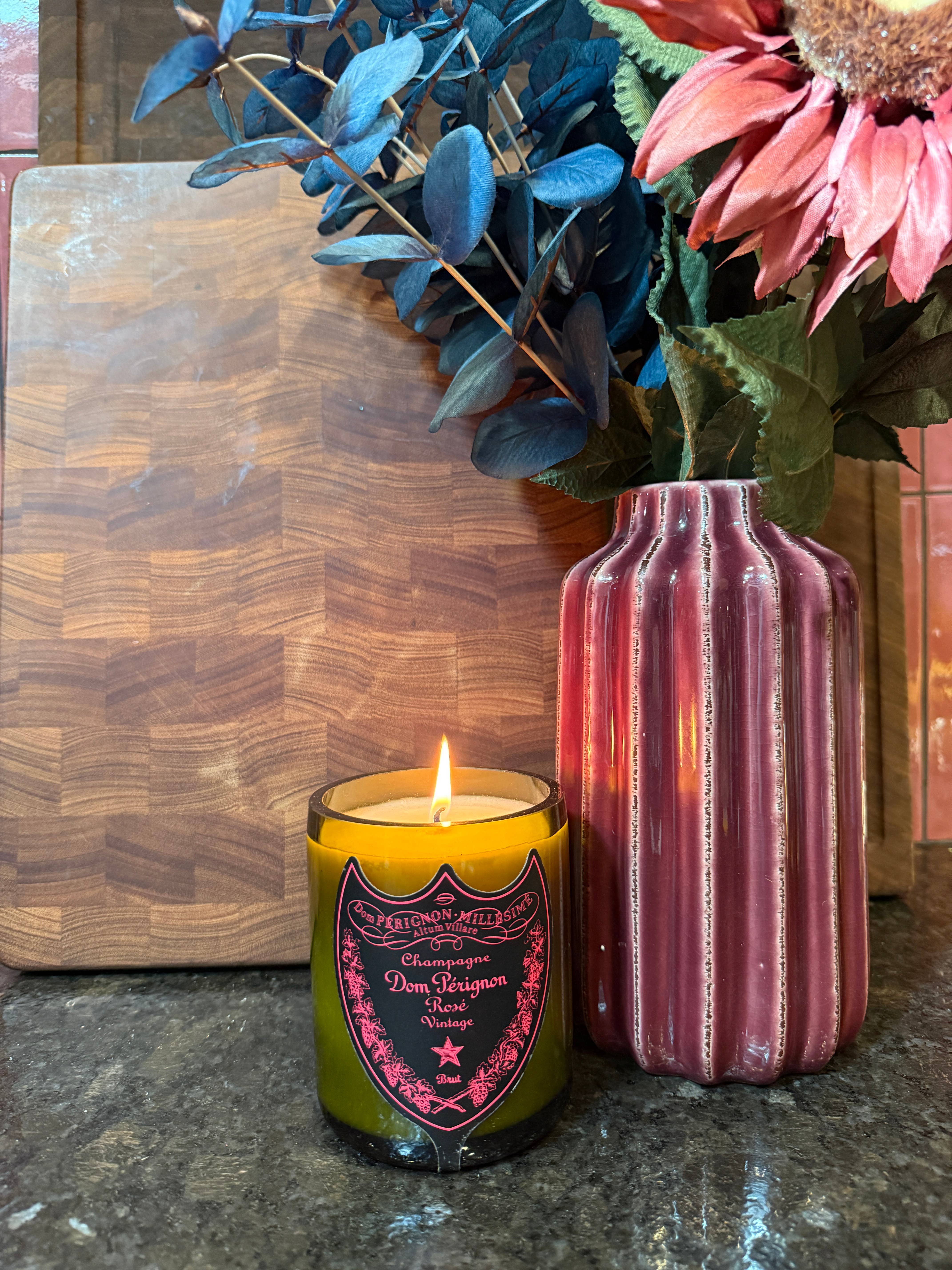 Scottsdale Candle Co - Wholesale Jar/Filled Candle - Recycled Dom P Rose Candle5