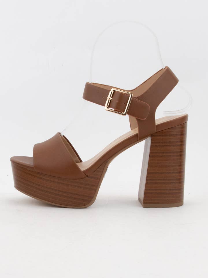 CCOCCI - Wholesale Platform Heels - Women's - OPTIONS CHUNKY PLATFORM ANKLE STRAP BLOCK HEEL SANDAL4