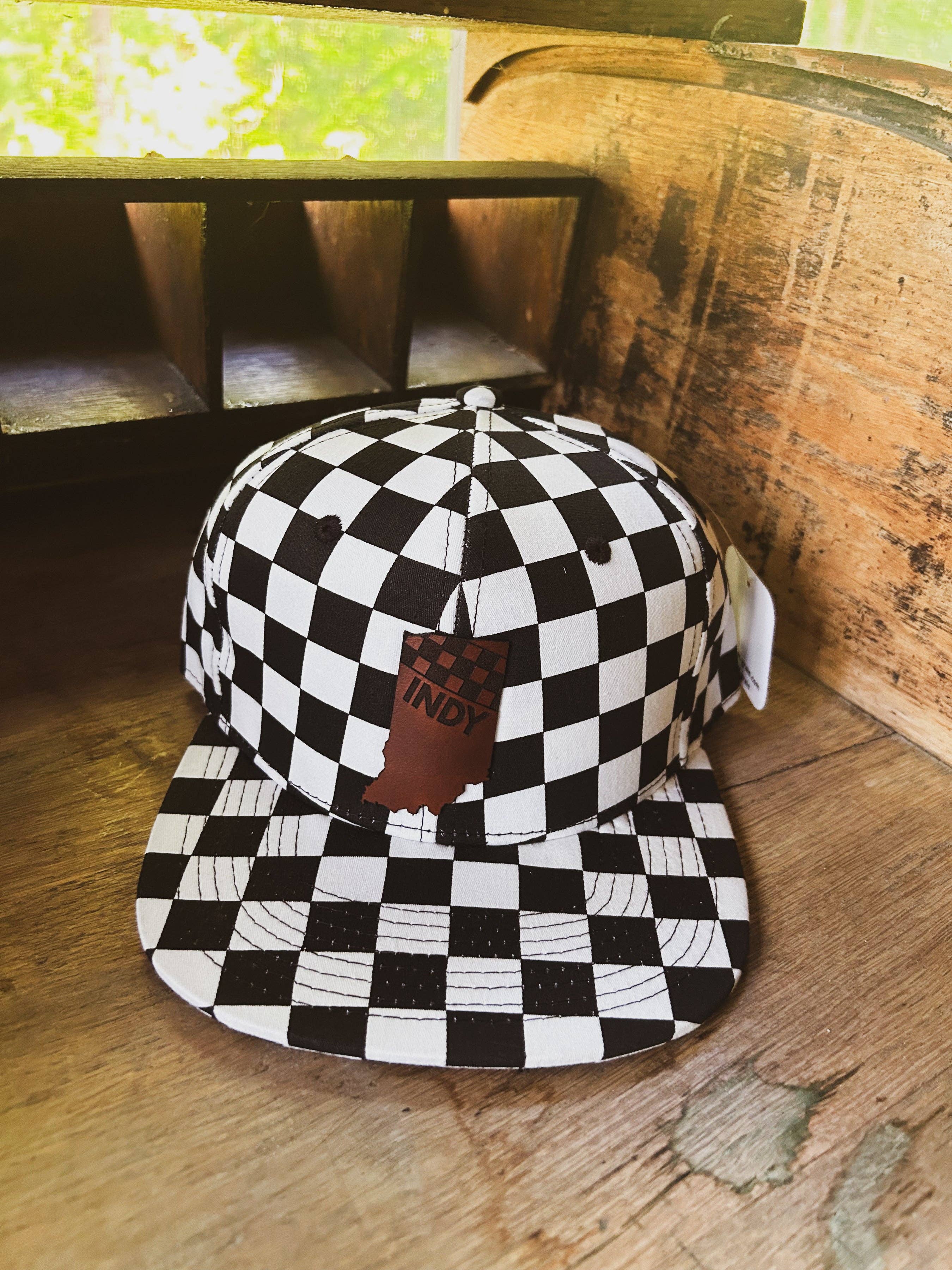 Left Grain - Wholesale Trucker Hat - Unisex - Indy Racing Flat Bill Trucker - Adult2