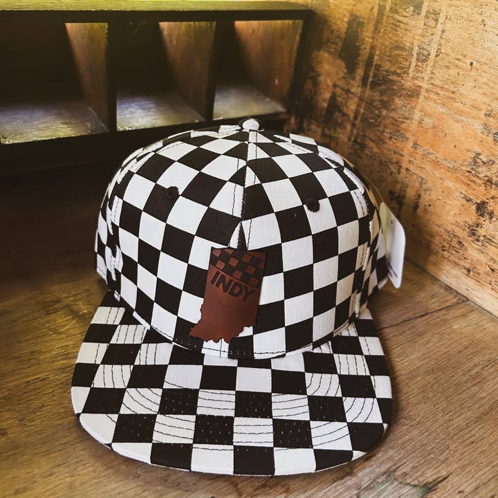 Left Grain - Wholesale Trucker Hat - Unisex - Indy Racing Flat Bill Trucker - Adult2