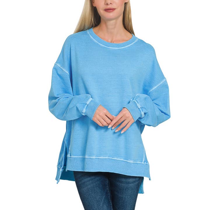 French Terry Pigment Dye And Enzyme Washing Pullover and other Purchase Wholesale pigment. Free Returns & Net 60 Terms on Faire trending on Faire.
