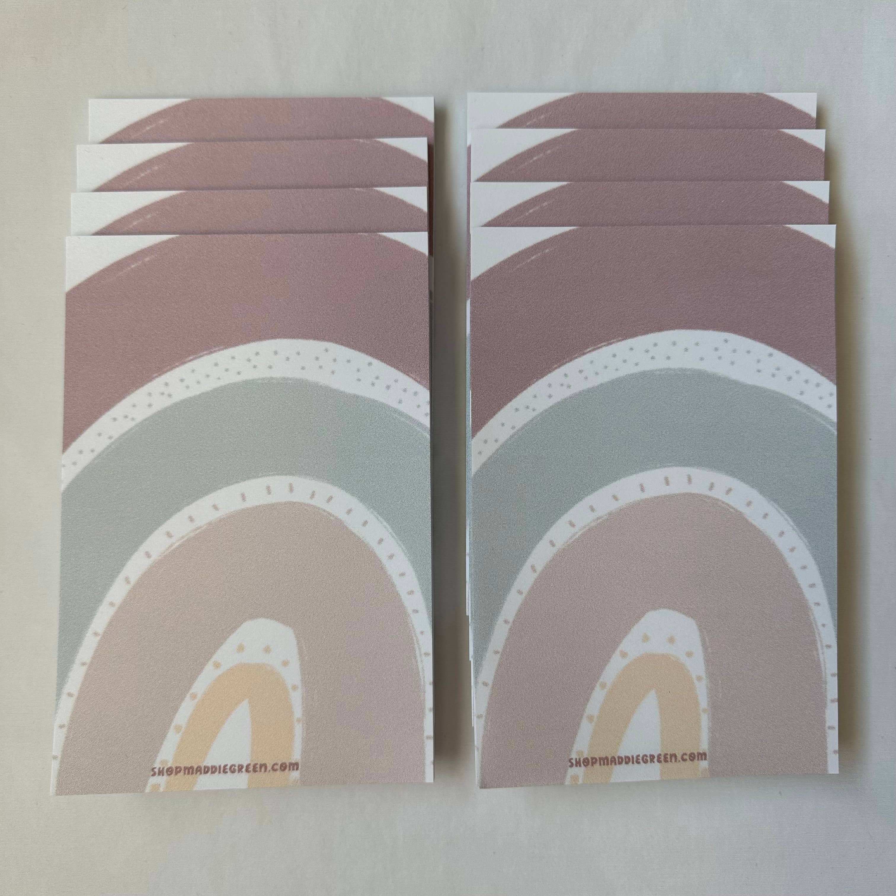 Maddie Green Designs - Wholesale Notepad - 4x6 Rainbow Sticky Notepads3