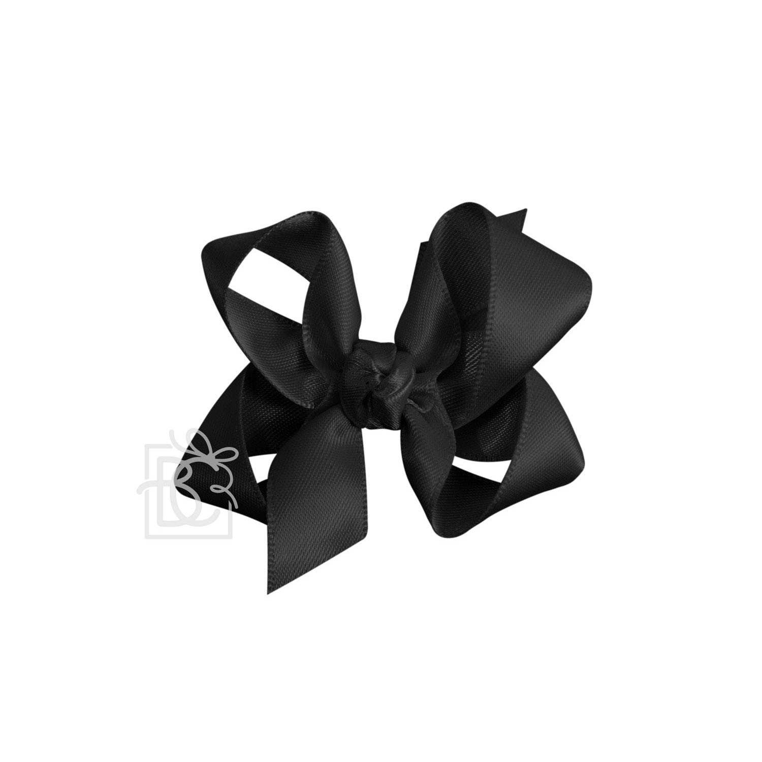 Beyond Creations, LLC - Wholesale Hair Bow - Kids - SATIN BOW ON CLIP167