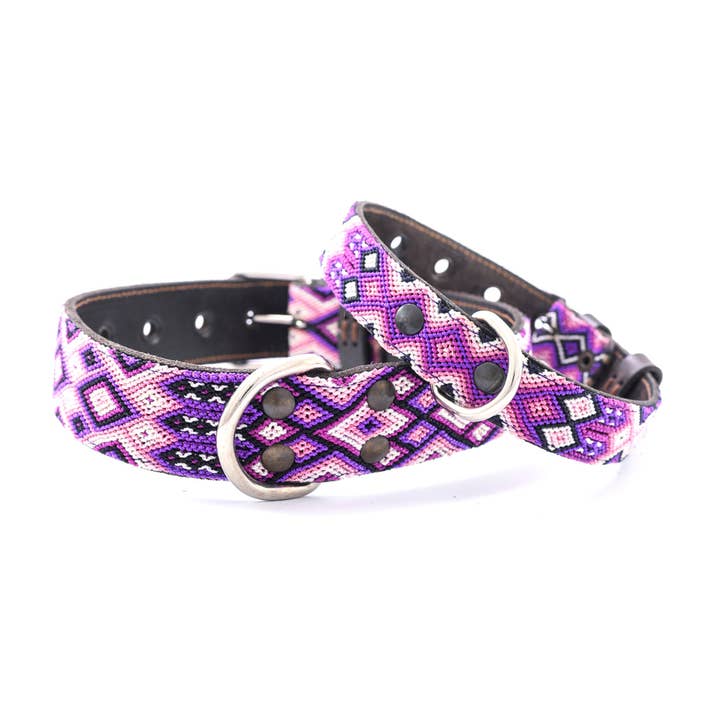 Collier artisanal pour chien noué à la main TONINA pour la vente par KINAKÚ