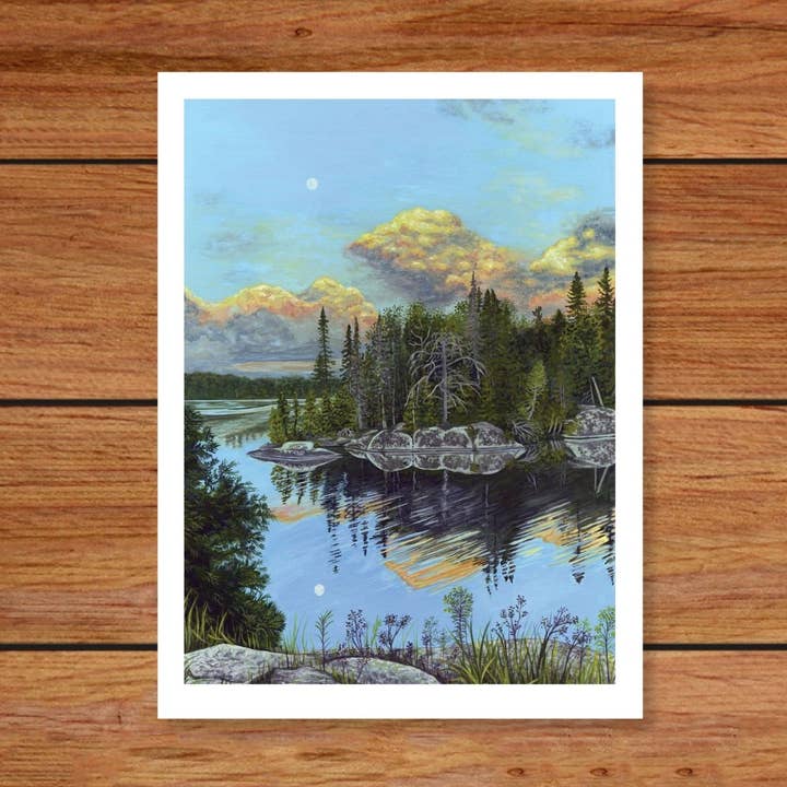 Blueberry Island (Fine Art Print) #3 for wholesale by Zoe Mae Art LLC