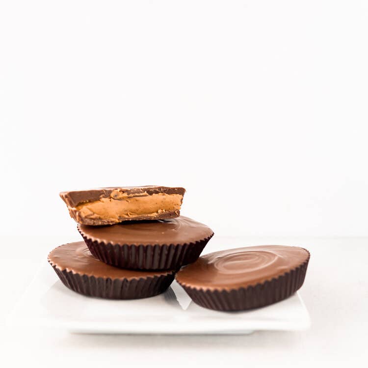 Maggie Lyon Chocolatiers - Wholesale Chocolate Covered Sweets - Milk Chocolate Peanut Butter Cups / 4lb. Case1