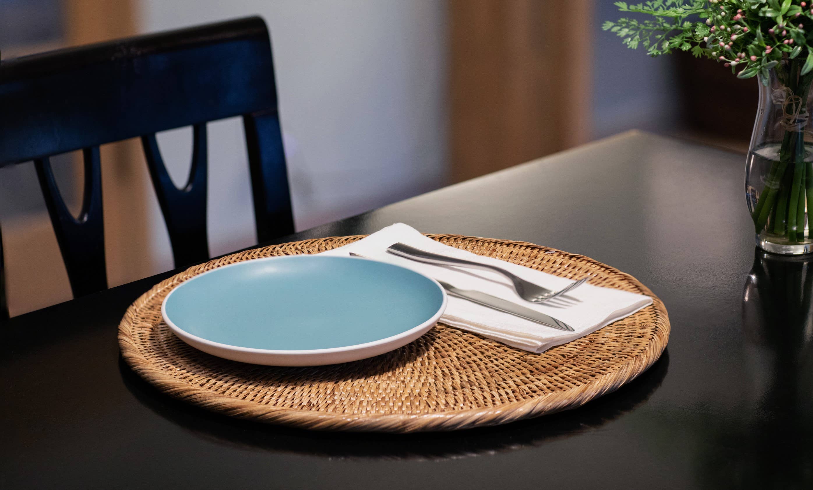 Artifacts Trading Company - Venta al por mayor Manteles individuales - Plato de Carga de Tejido Sólido de Ratán7