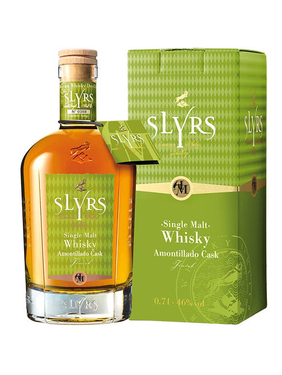 SLYRS Single Malt Whisky Amontillado Cask Finish 46% for wholesale by SLYRS Bavarian Whisky Distillery