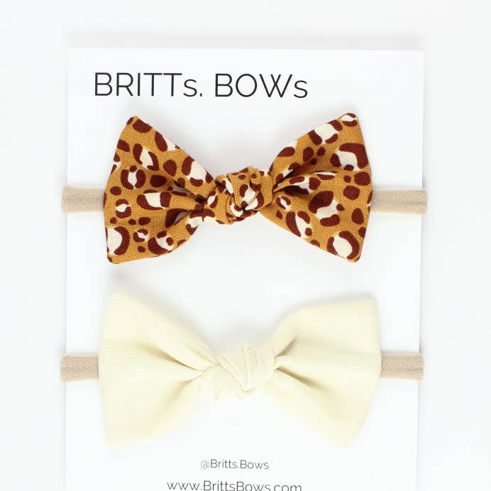 Mint blomster og koral Pandebånd Sæt af 2 for engroshandel hos BRITTs. BOWs