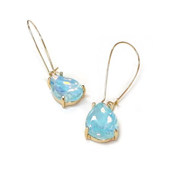 StarryNYC - Wholesale Dangle Earrings - Teardrop Glass Bead 14mm x 18mm w/ Kidney Wire Earrings31