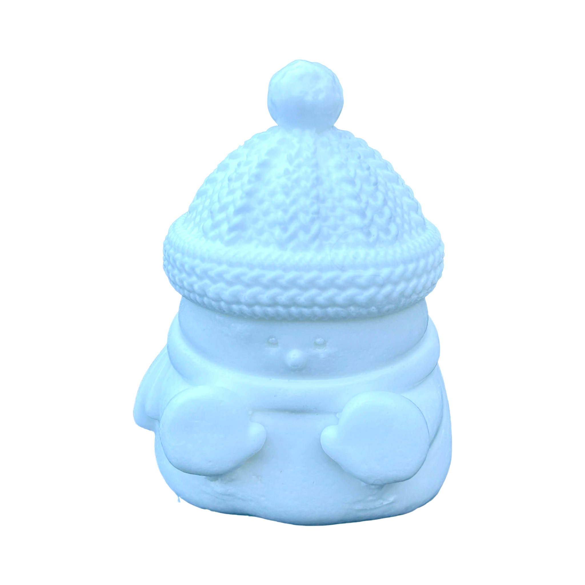 Plunk Soap and Candle Company - Wholesale Bar Soap - 3D Adorable Snowman with Scarf and Hat Soap: Christmas theme3