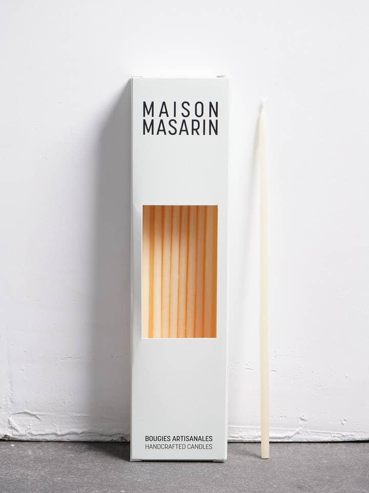 Handgefertigte französische Geburtstagskerzen – 20er Pack für den Großhandel von Maison Masarin