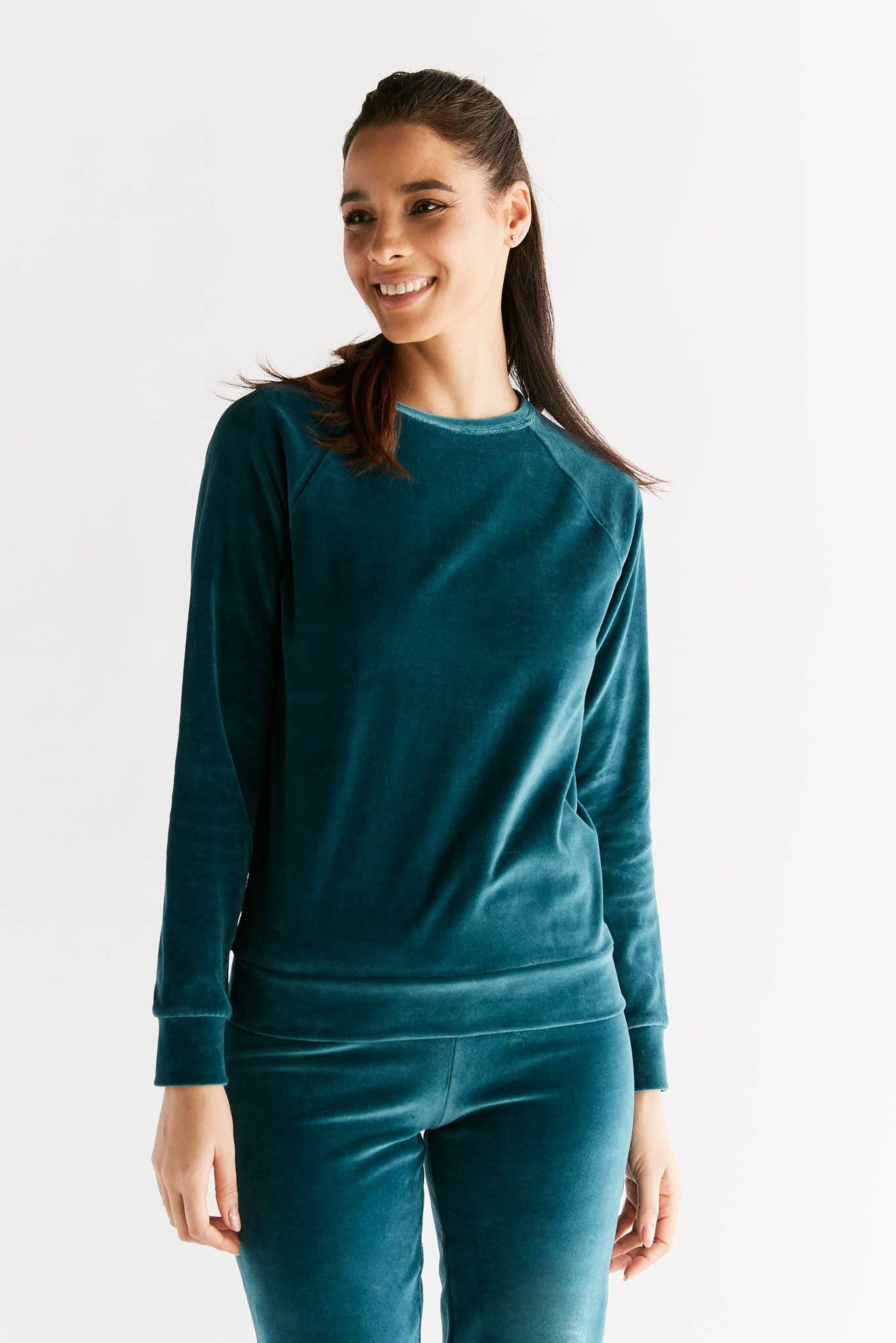 Leela Cotton - Wholesale Sweatshirt - Women's - 1277 Damen Nickysweatshirt26