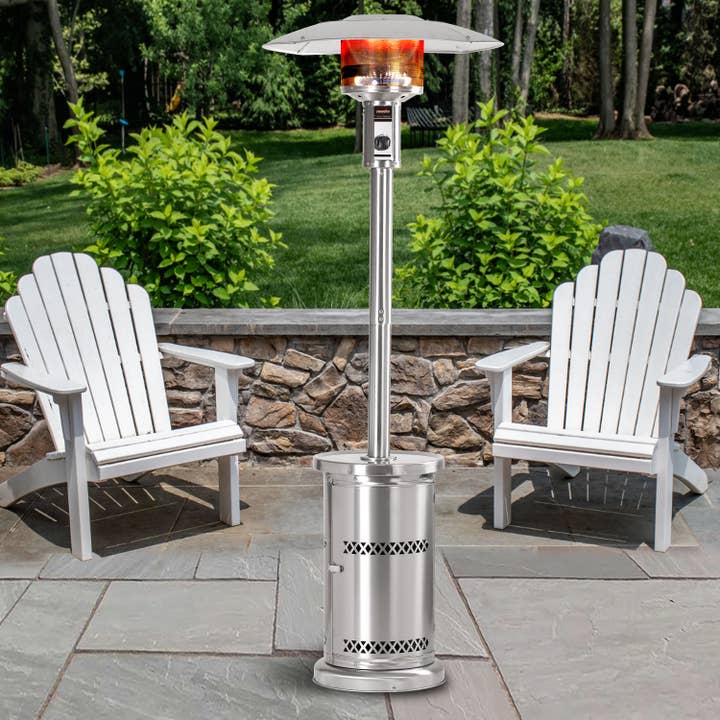 SHINERICH - Wholesale Heat Lamp - Heatmaxx 48,000 BTU Gas Patio Heater Stainless Steel