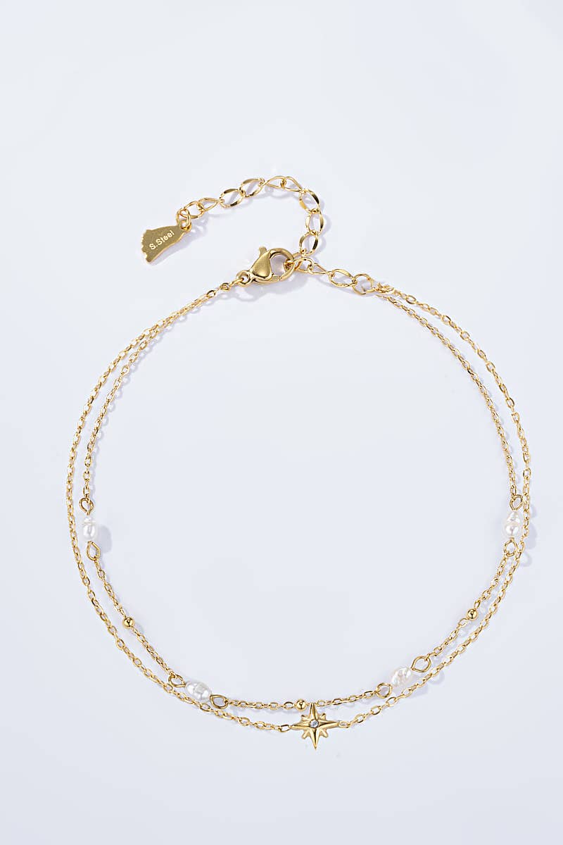 BYREN | ÉLINE L'ATELIER – Großhandel Fußkettchen – Edelstahl-Fußkette 624AQ050