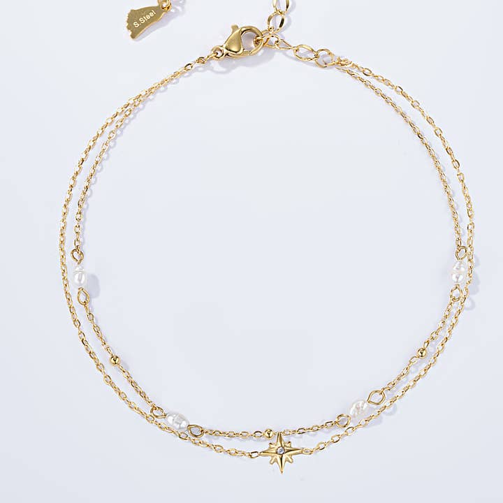 BYREN | ÉLINE L'ATELIER – Großhandel Fußkettchen – Edelstahl-Fußkette 624AQ050