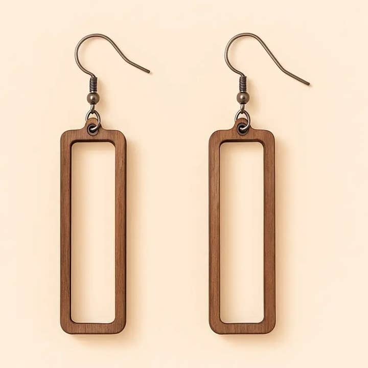 Linea – Minimalistiske Træøreringe for engroshandel hos Asjeblief