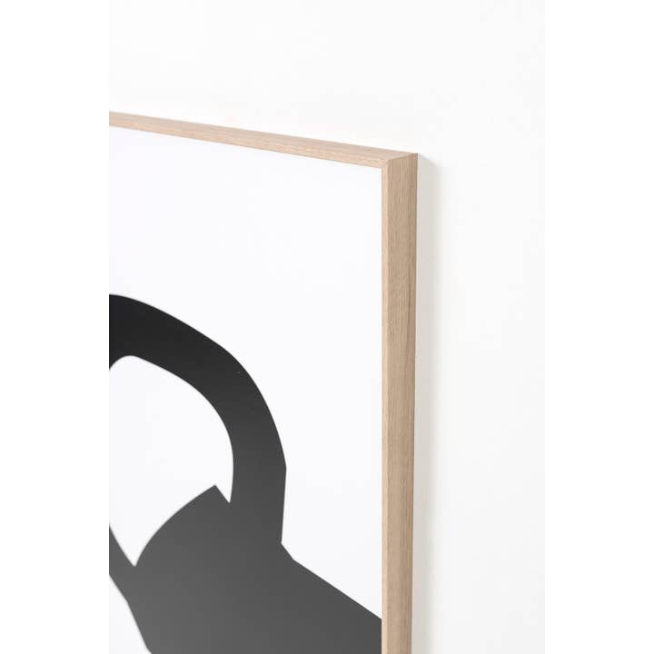 Gdeco - Venta al por mayor Conjunto de galería de pared - Set 2 Láminas Impresas 50X70Cm Dibujo Peine Viento Chillida