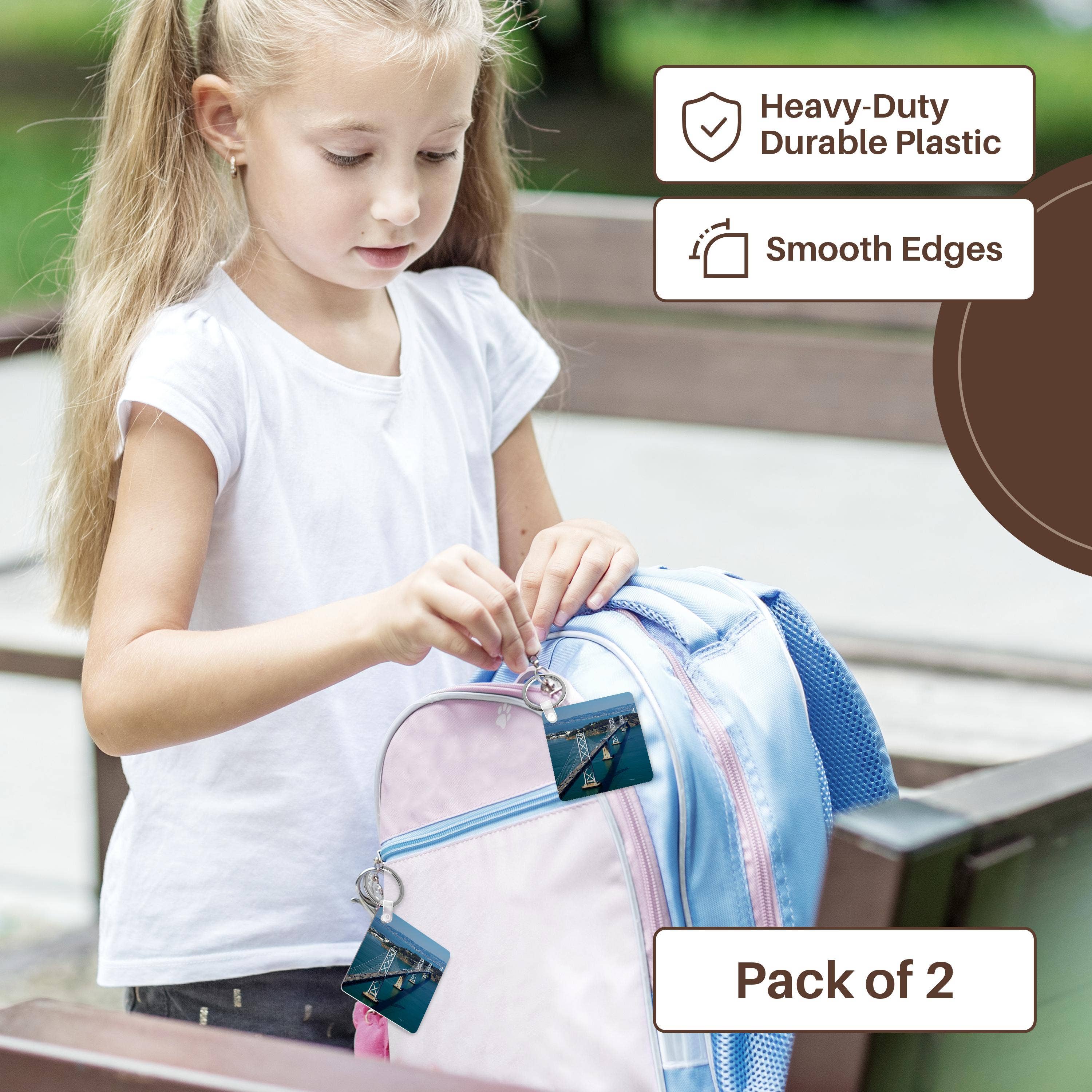 3dRose - Wholesale Keychain - Unisex - 3dRose, USA, California, San Francisco–Oakland Bay Bridge, Key Chain3