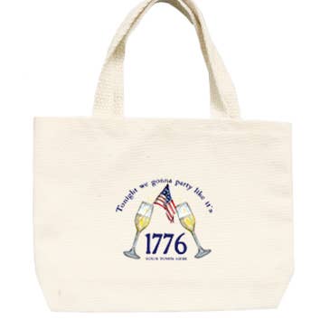 ce soir je vais faire la fête 1776 petit sac pour la vente par Tina Labadini Designs