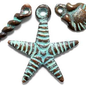 Nautical Teal Charm Trio for wholesale by Lizzy James