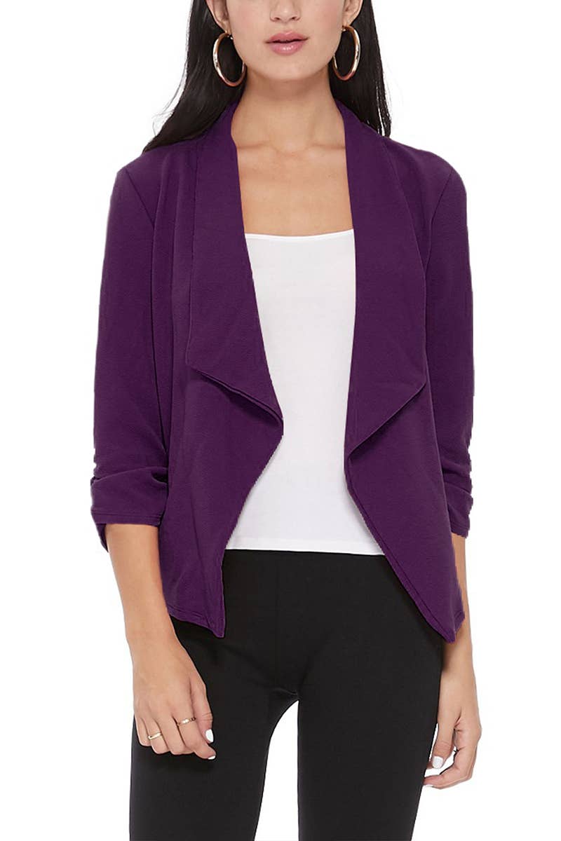 MOA COLLECTION - Vente Blazer – femme - Veste Blazer Décontractée pour Femme - Silhouette Ajustée18