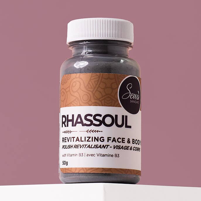 Sewa Skincare - Wholesale Body Scrub/Exfoliant - Rhassoul Face & Body Polish | 50 g0