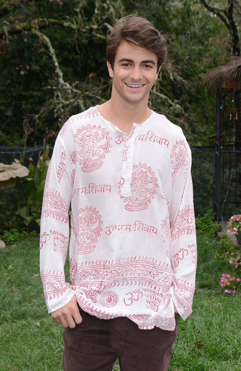 Jayli Clothing - Wholesale Tunic - Women's - Boho Hippie Rayon Prayer Print Long Sleeve Lightweight Shirt7