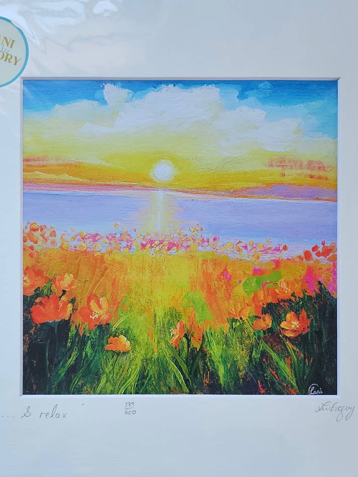 " ... & slappna av " Begränsad upplaga för wholesale av Lani Gregory - Art