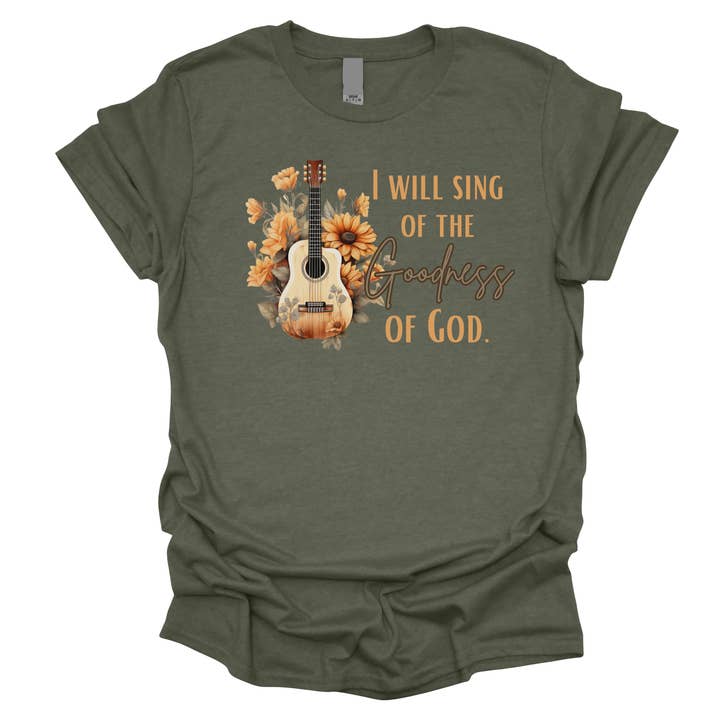 Love Ann Joy Apparel, LLC - Wholesale Screen Printed T-Shirt - Women's - Goodness of God Christian T-Shirt