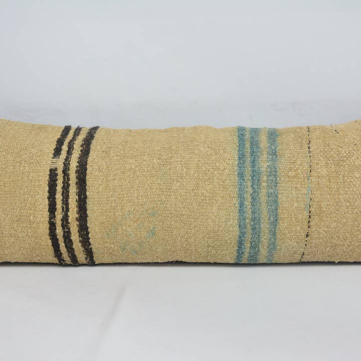 Personalized Kilim Striped Memory Pillow Cases 12x36 for wholesale by Kilim Pillow Decors