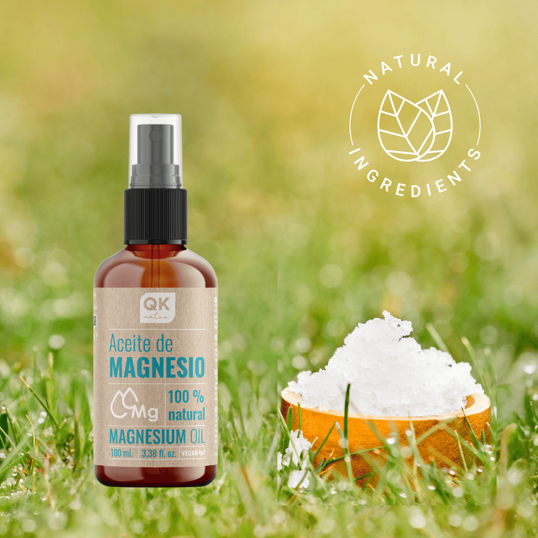 Qknatur – wholesale Pain relief spray/cream – 100% Pure Magnesium Oil, BIO Certified - 100ml1