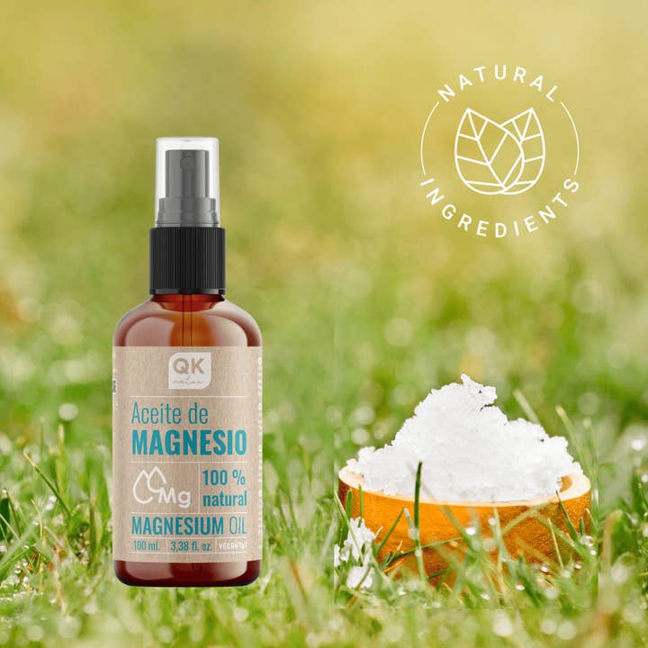 Qknatur - Wholesale Pain Relief Spray/Cream - 100% Pure Magnesium Oil, BIO Certified - 100ml1