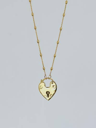 Collar candado corazón para venta al por mayor de Wings Hawaii