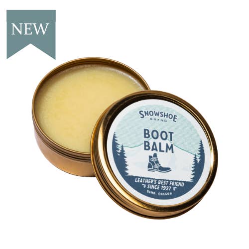Snowshoe Boot Balm - 4oz. for wholesale by Snowshoe Leather Care LLC
